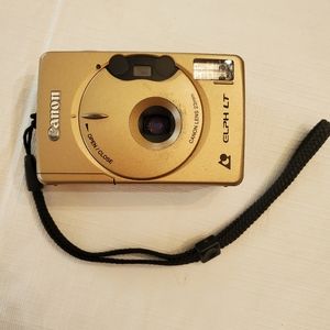 Canon ELPH LT APS Film Camera Point & Shoot 23mm Prime Fixed Lens **Not Tested**